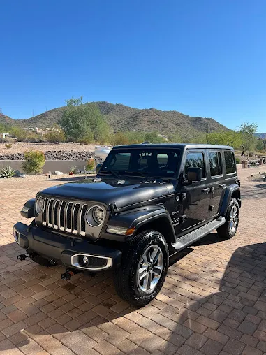 Jeep Wrangler after a full exterior detail